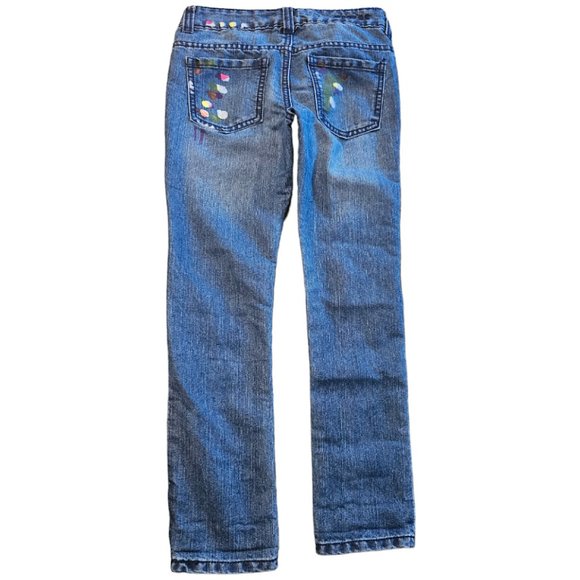 EUC | Gorgeous |👖Guess Jeans👖| Paint Splash | Distressed | Girl's | Size: 10 - Picture 4 of 16